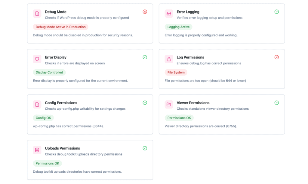 wp-debug-toolkit-configuration-checks